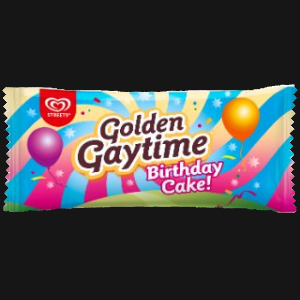 Golden Gaytime - Birthday Cake