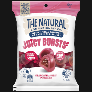Juicy Bursts - Strawberry & Raspberry