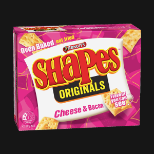 Shapes - Cheese & Bacon